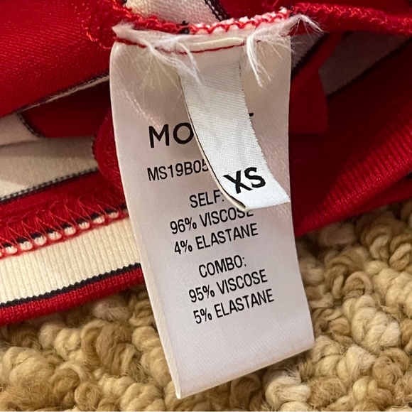 Monse Asymmetrical Rugby Tee XS - Picture 9 of 12